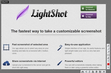 aplikasi screenshot lightshoot