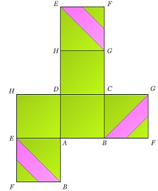 contoh soal jaring kubus 4