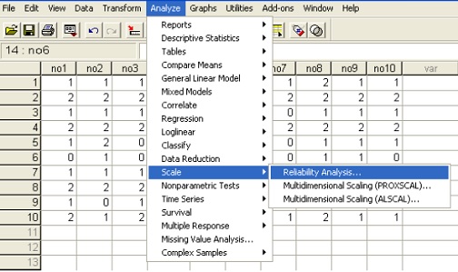 uji reliabilitas SPSS1