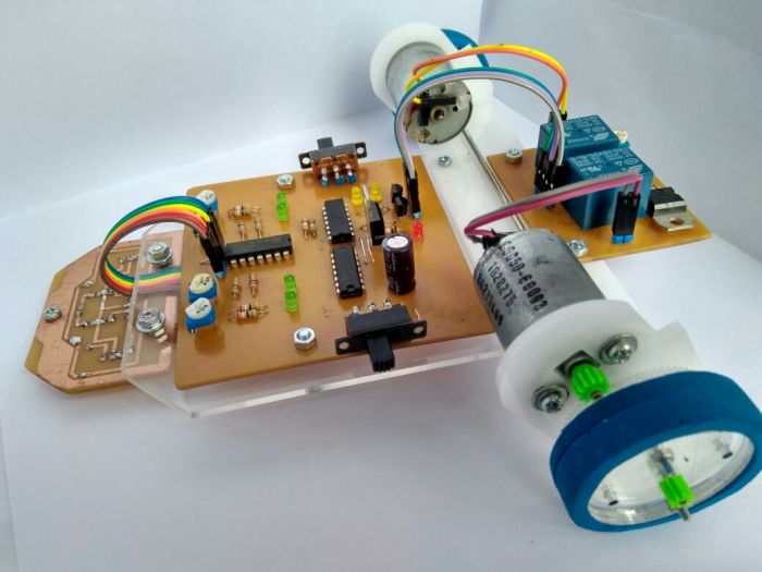 Follower mikrokontroler Line follower analog