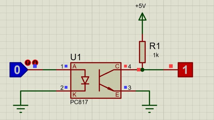 Optocoupler pc817 phototransistor photocoupler optocouplers Mengenal Optocoupler PC817
