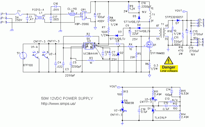 Schematic power supply circuit diagram amplifier diagrams high transformer rectifier descriptions plate resolution click sponsored links Jenis-Jenis Skema Rangkaian Power Supply