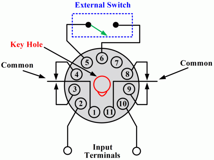 Gambar dan konfigurasi pin timer omron 7