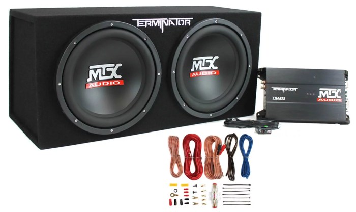 Kit subwoofer mobil