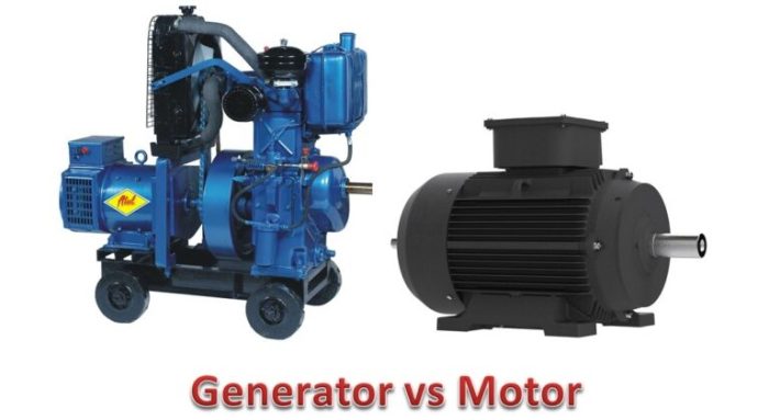 Generators generator discoveries Perbedaan motor generator