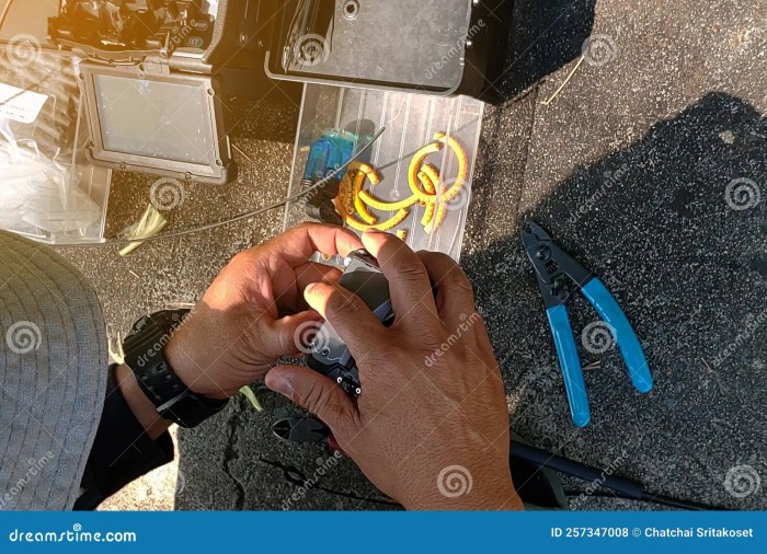 Cable broken repair Memperbaiki kabel